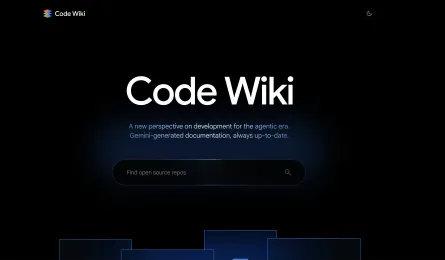 Google introduced CodeWiki