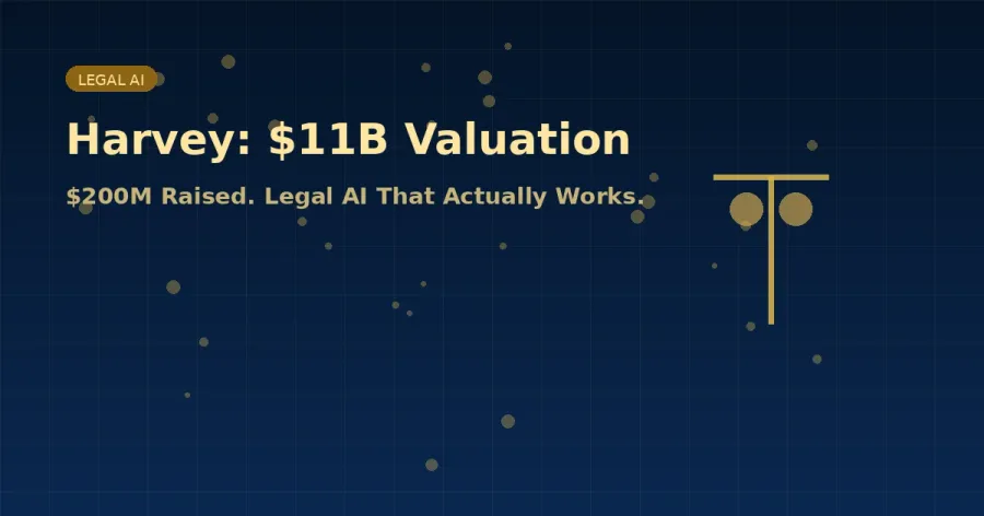 Harvey Just Hit an $11 Billion Valuation — And It Only Does Legal Work