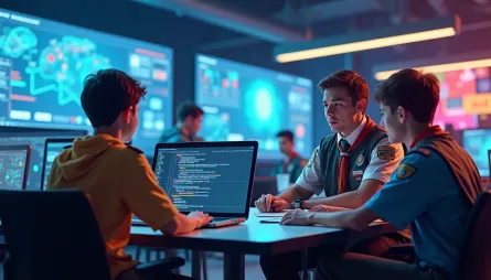 Scouts Earn Badges in AI, Cybersecurity