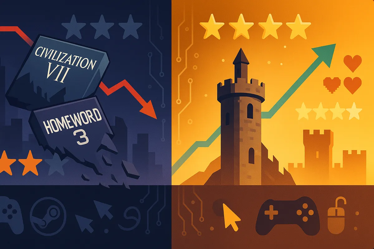 Strategy Games 2024-2025: When Legacy Franchises Stumble and Indie Hits Soar