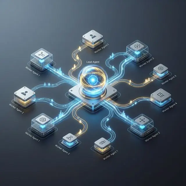 Multi-Agent Orchestration Illustration