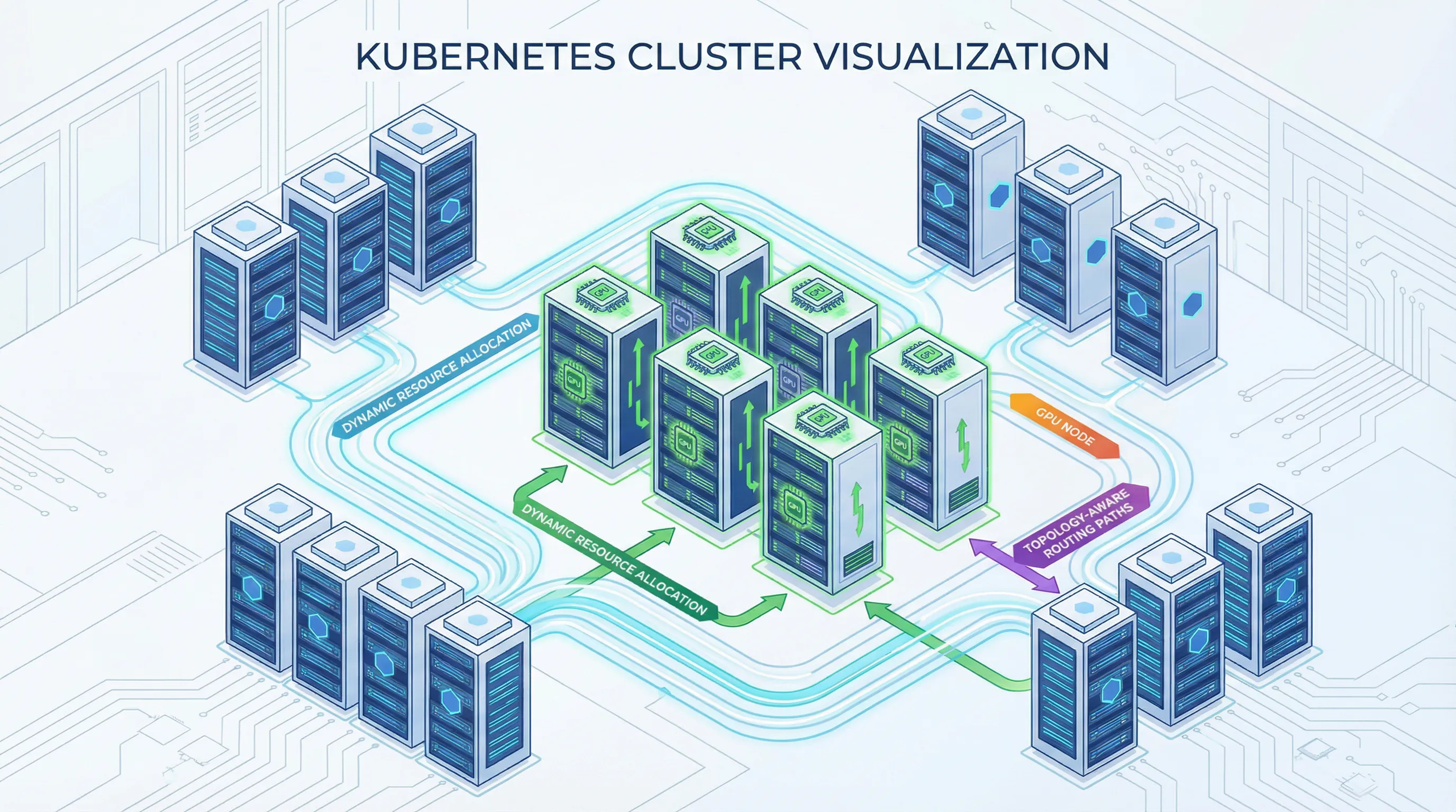 Kubernetes ML orchestration visualization