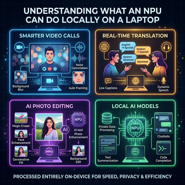 NPU Use Cases on Laptops